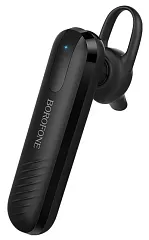 Bluetooth гарнитура BOROFONE BC20 Smart BT 4.2, моно, вкладыши (черный) - Фото