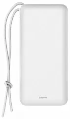 Внешний аккумулятор Baseus Mini Q PD Quick Charger Power Bank 20000mAh (White/Белый) - Фото