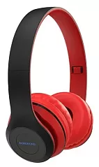 Bluetooth гарнитура BOROFONE BO4 Charming Rhyme BT 5.0, 3.5 мм, microSD, накладная (красный) - Фото