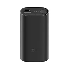 Внешний аккумулятор Power Bank ZMI QB818 10000mAh (Type-C MINI (High-End версия) 3A, 30W) (Black) RU - Фото