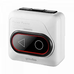 Карманный принтер Xiaomi Youdao Pocket Printer Memobird G4 (White/Белый) - Фото
